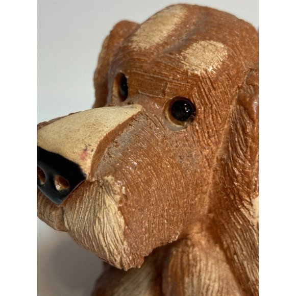 Artesania Rinconada Hunting Dog Retired Carved Clay Figurine Uruguay - Picture 6 of 11